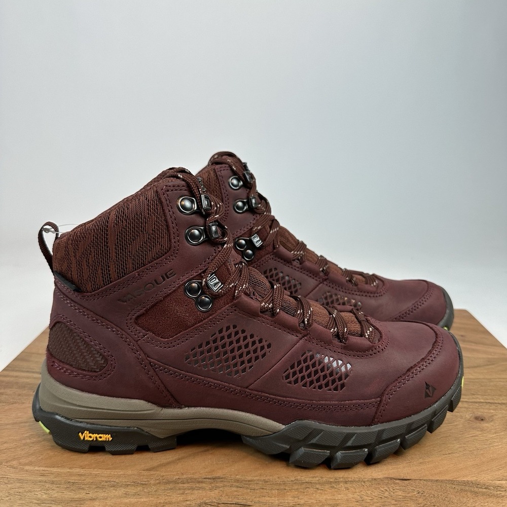 New Womens Vasque Talus AT Ultraday Burgandy Outdoor Hiking Shoes Sneakers Sz 9M